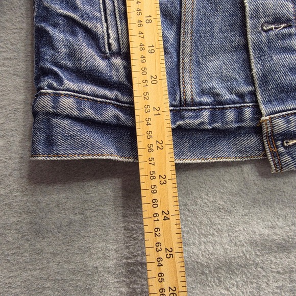Vintage Levis 70506 0317 Blanket Lined Denim Trucker Jacket Made in USA Mens 34 - Picture 8 of 13